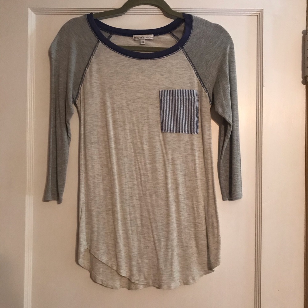 3/4 Sleeve Pocket Shirt